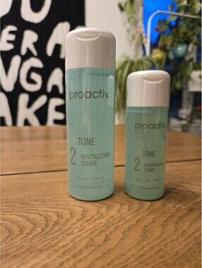 Proactiv Revitalizing Toner 4 oz & 2 oz Proactive Tone Step 2 Factory Sealed New